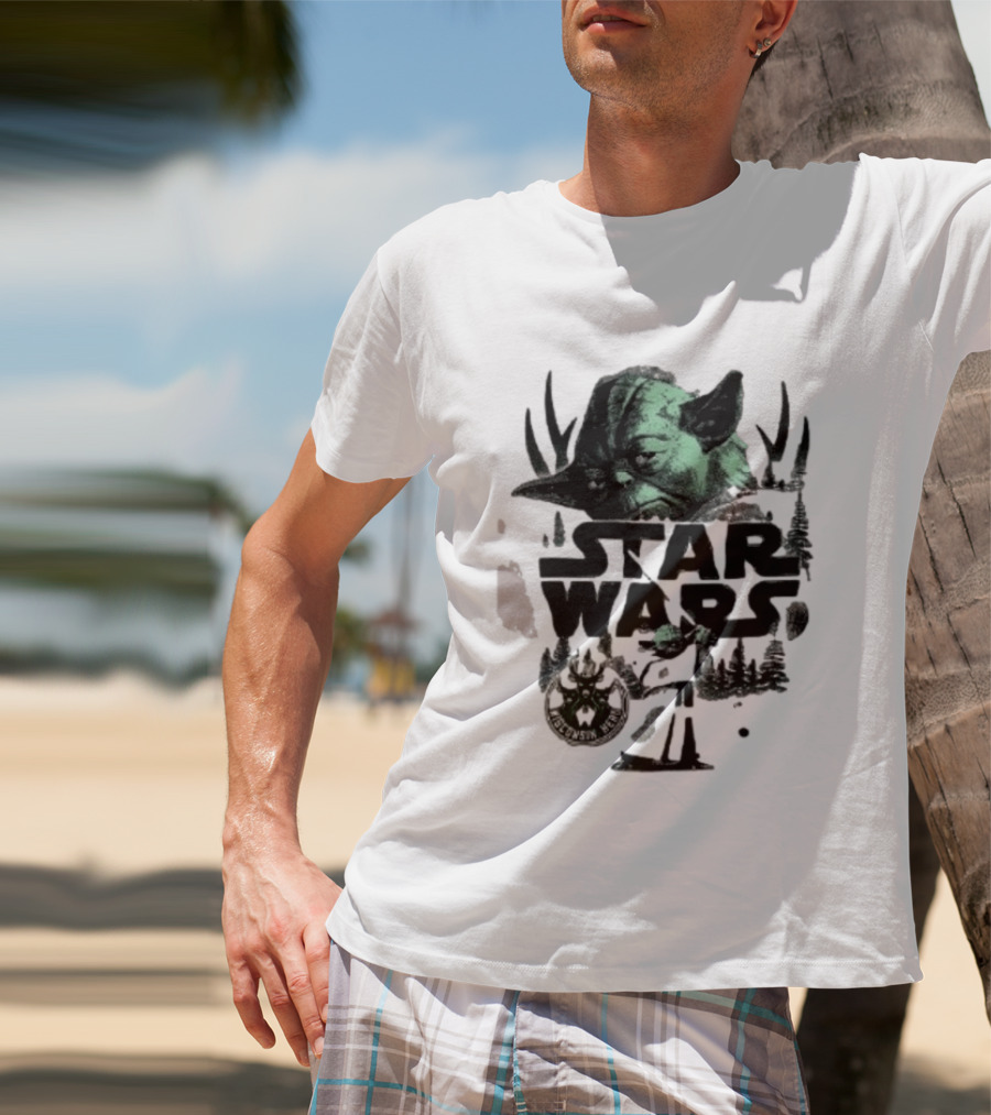 Star Wars Yoda Wisconsin Herd Crossover Collaboration T-Shirt