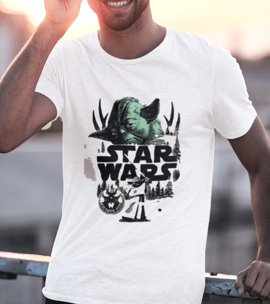 Star Wars Yoda Wisconsin Herd Crossover Collaboration T-Shirt