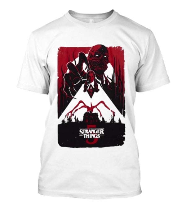 Stranger Things Season 5 Vecna Max Red T-Shirt