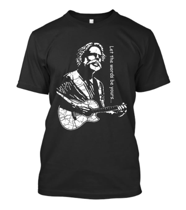 Bob Weir Let The Words Be Yours Acoustic Guitar T-Shirt