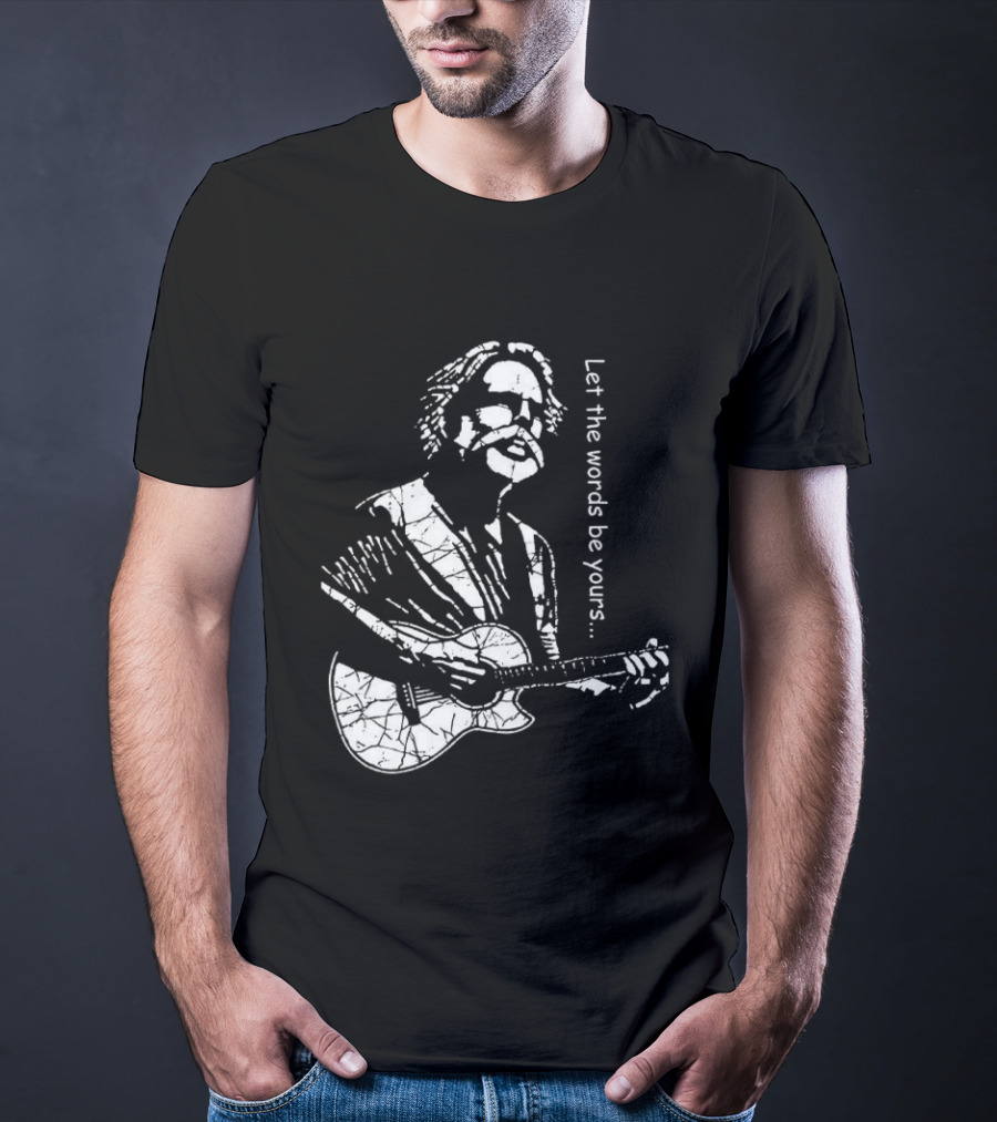 Bob Weir Let The Words Be Yours Acoustic Guitar T-Shirt