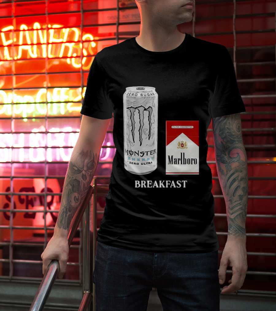 Monster Zero Ultra Marlboro Red Breakfast Combo T-Shirt