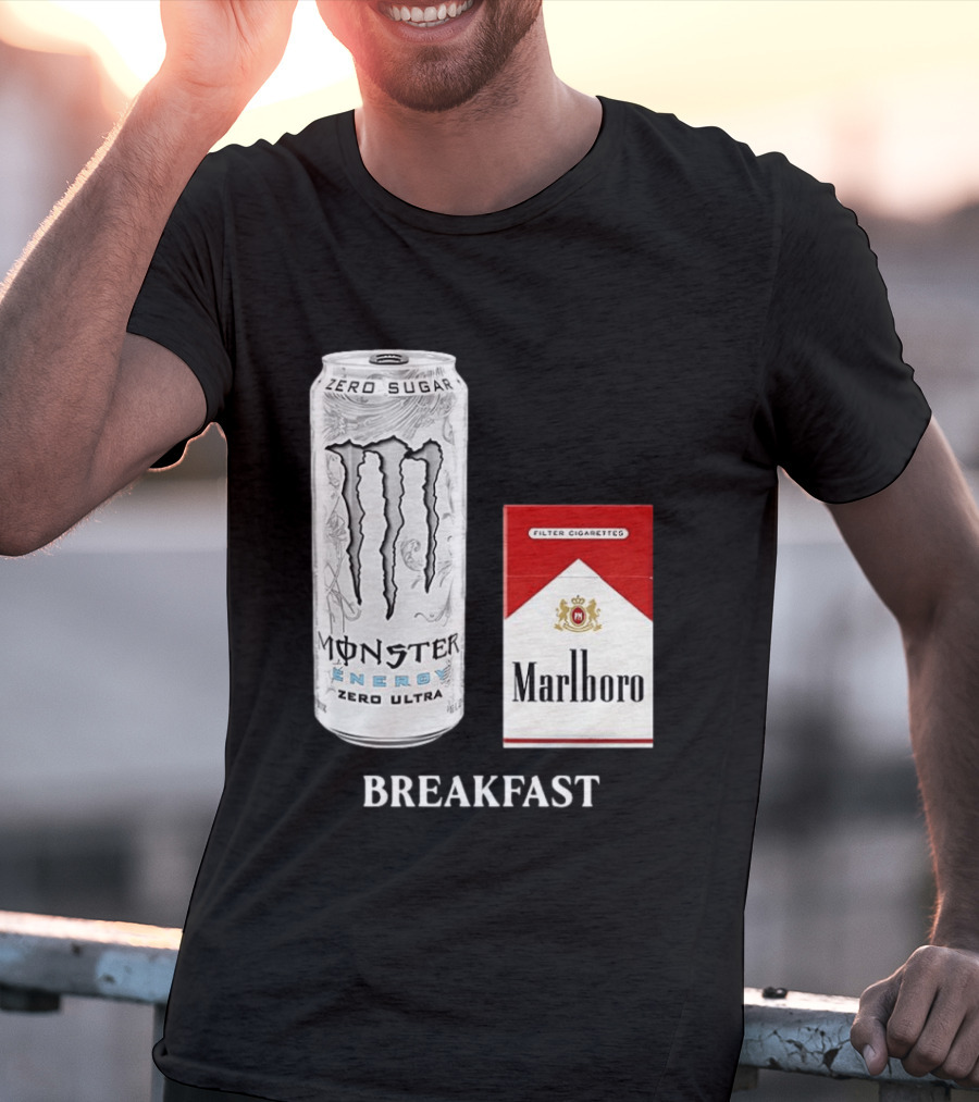 Monster Zero Ultra Marlboro Red Breakfast Combo T-Shirt