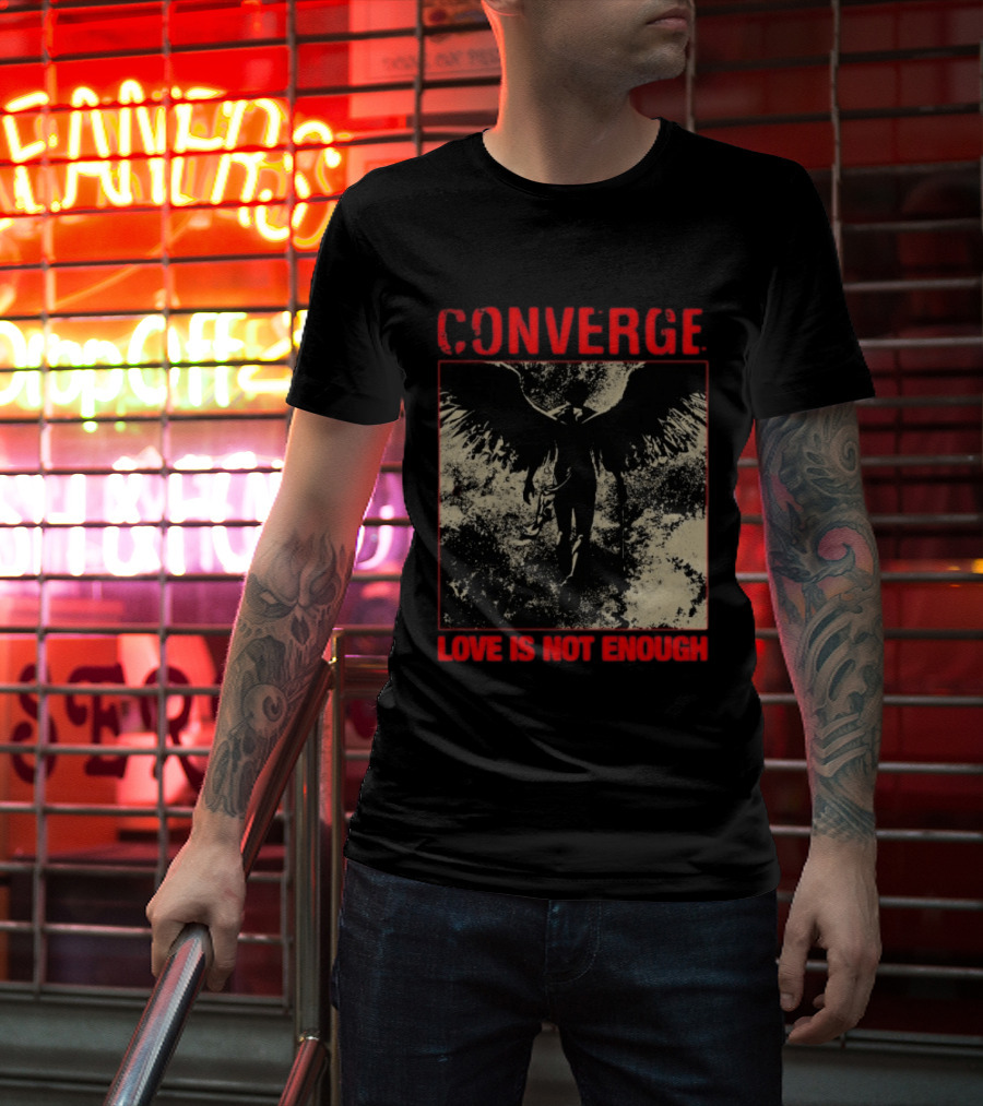 Converge Love Is Not Enough Angel Wings T-Shirt