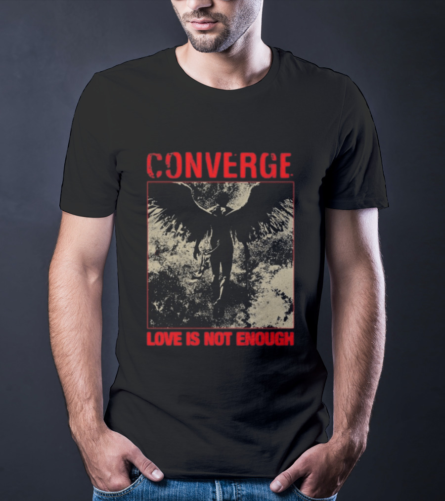 Converge Love Is Not Enough Angel Wings T-Shirt