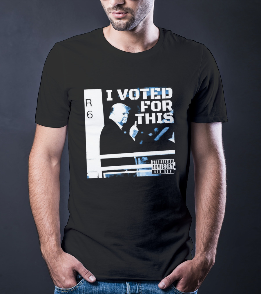 I Voted For This Trump Middle Finger T-Shirt