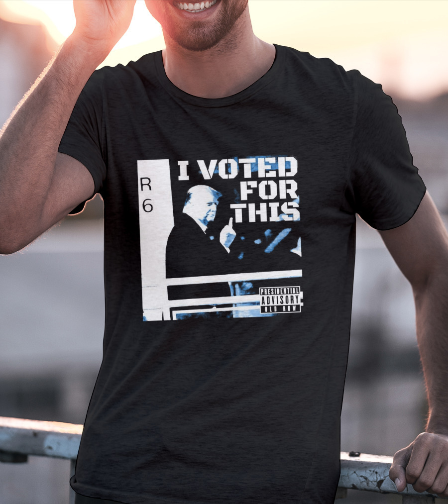 I Voted For This Trump Middle Finger T-Shirt