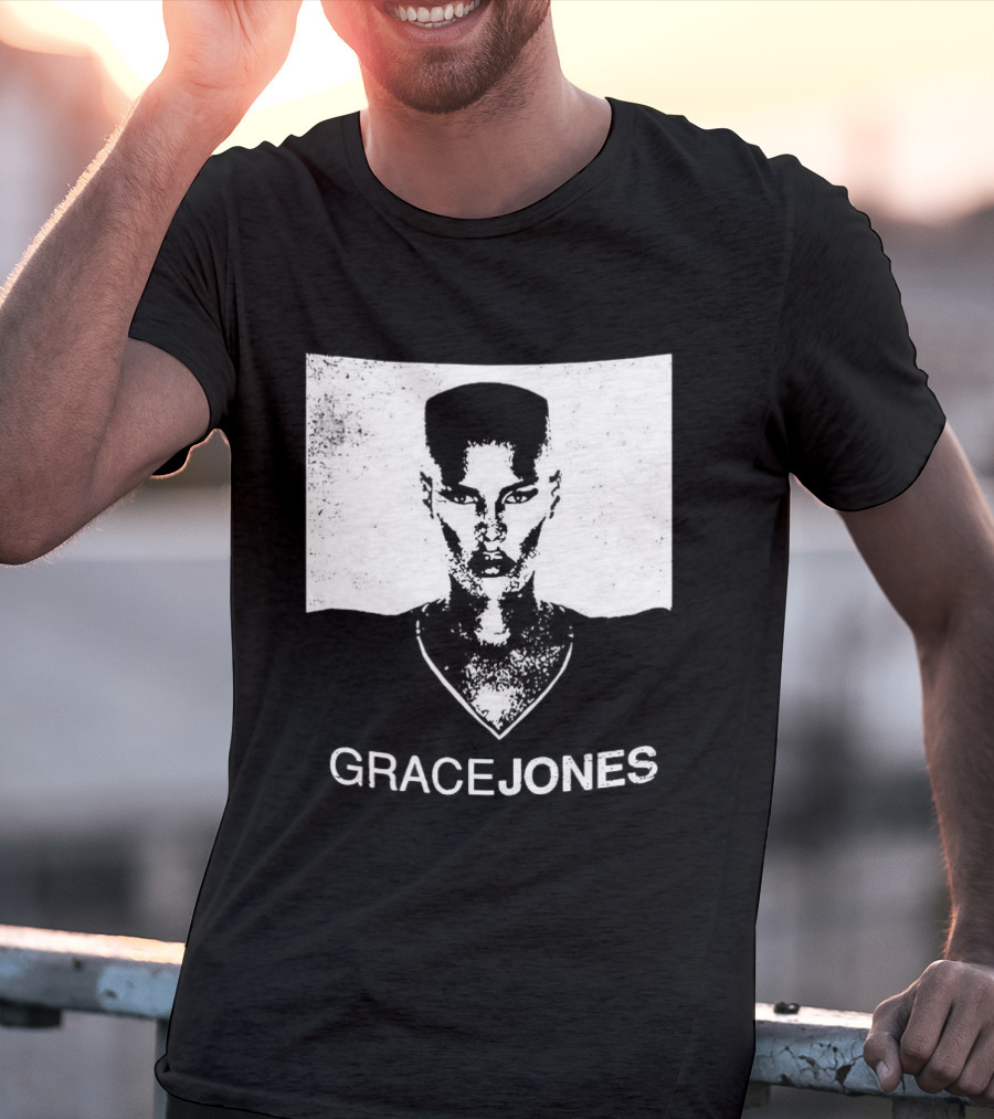 Grace Jones Classic Style Minimalist T-Shirt