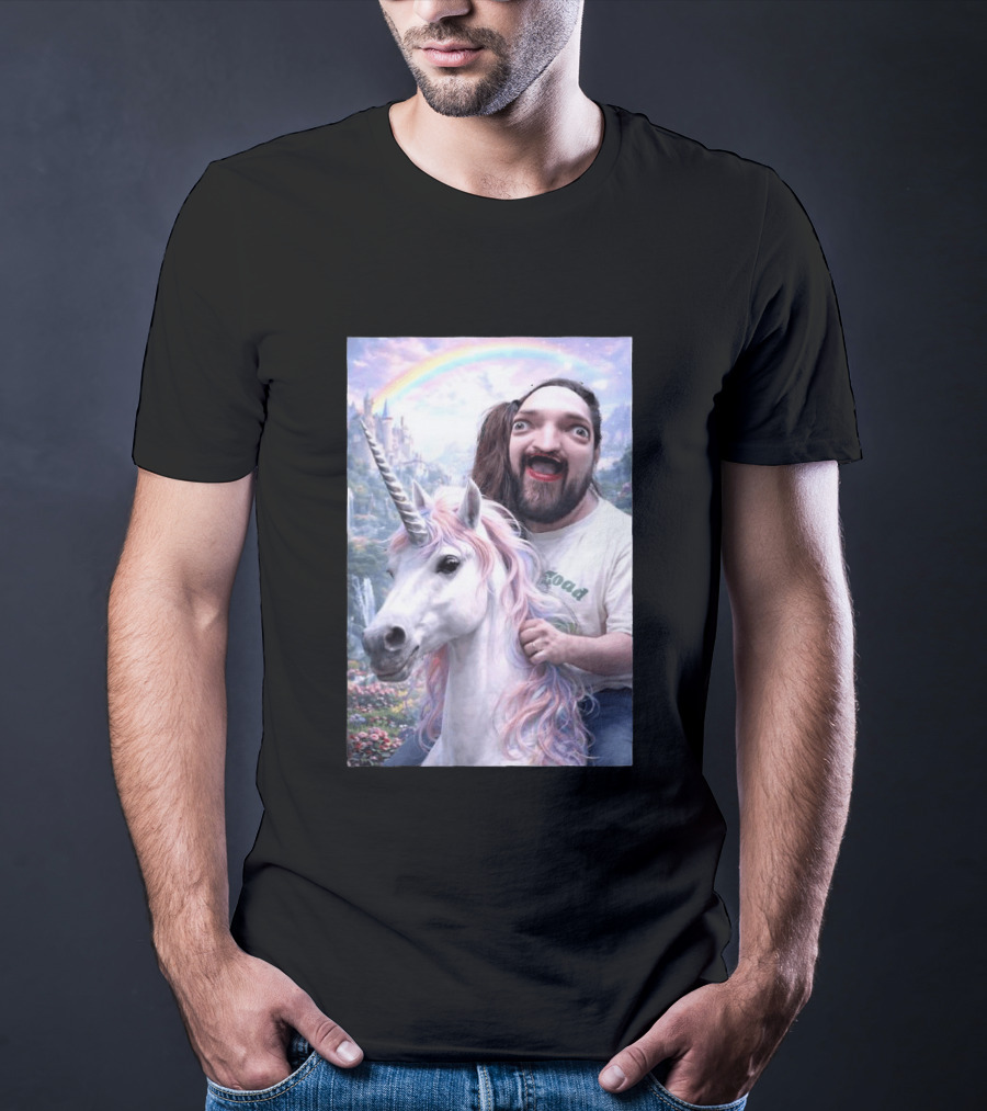 Leigh McClendon Okay Unicorn Fantasy Adventure T-Shirt