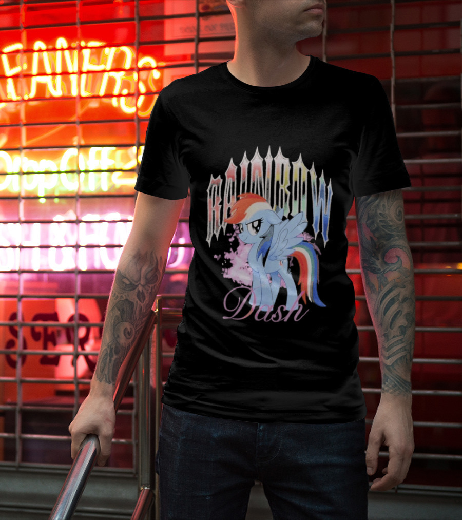 Rainbow Dash My Little Pony Colorful T-Shirt