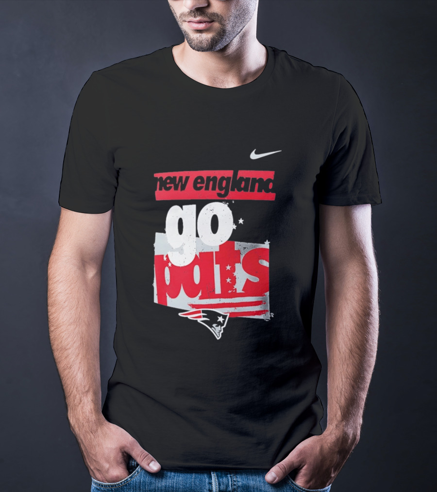 New England Go Pats Nike Patriots T-Shirt