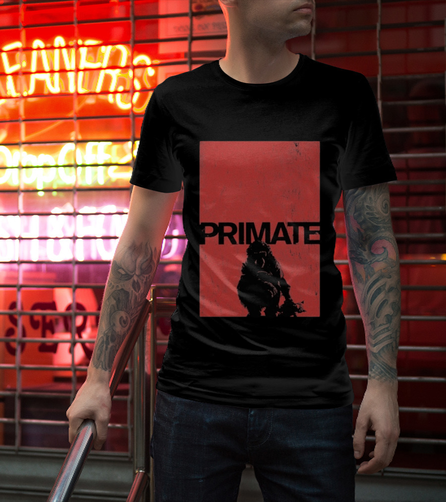 Primate Red Block T-Shirt