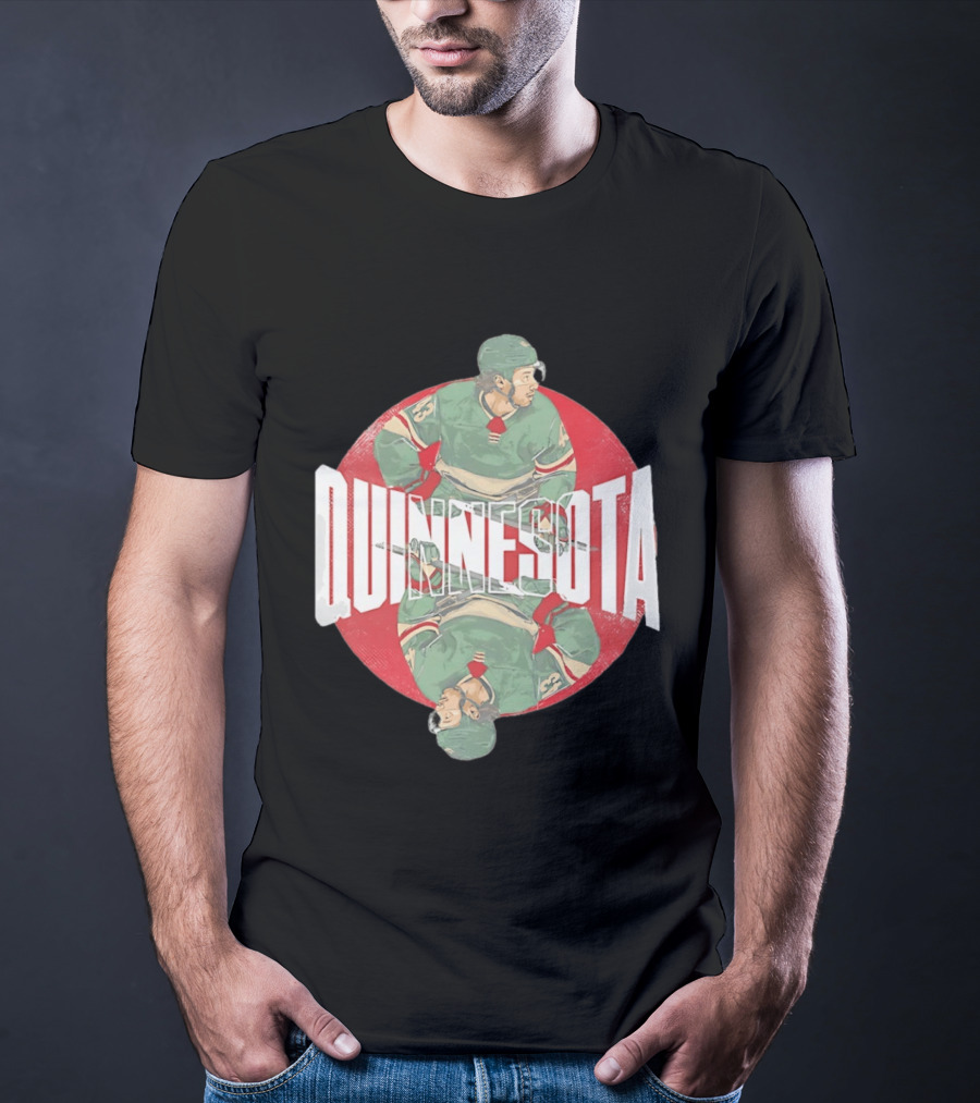 Quinnesota Reflect NHL Player Minnesota Hockey T-Shirt