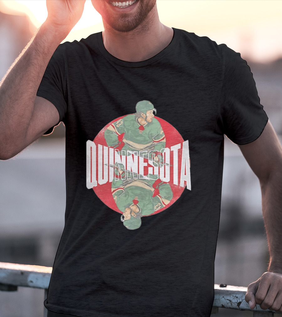 Quinnesota Reflect NHL Player Minnesota Hockey T-Shirt