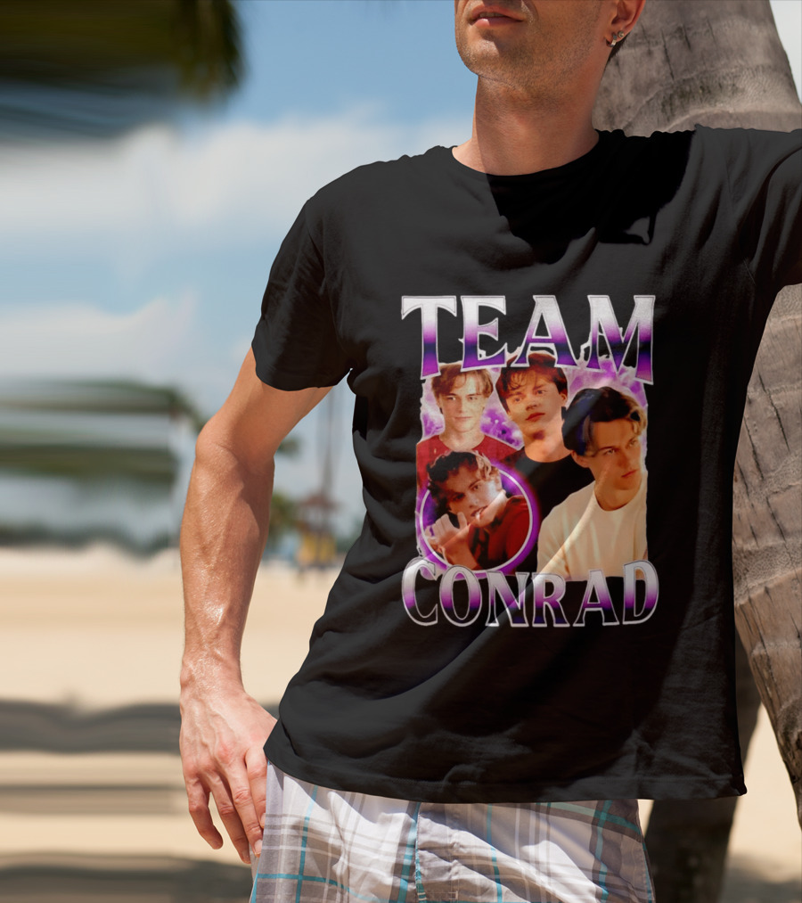 Team Conrad Fan Favorite Characters Collage 90s T-Shirt