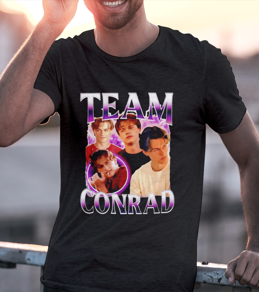 Team Conrad Fan Favorite Characters Collage 90s T-Shirt