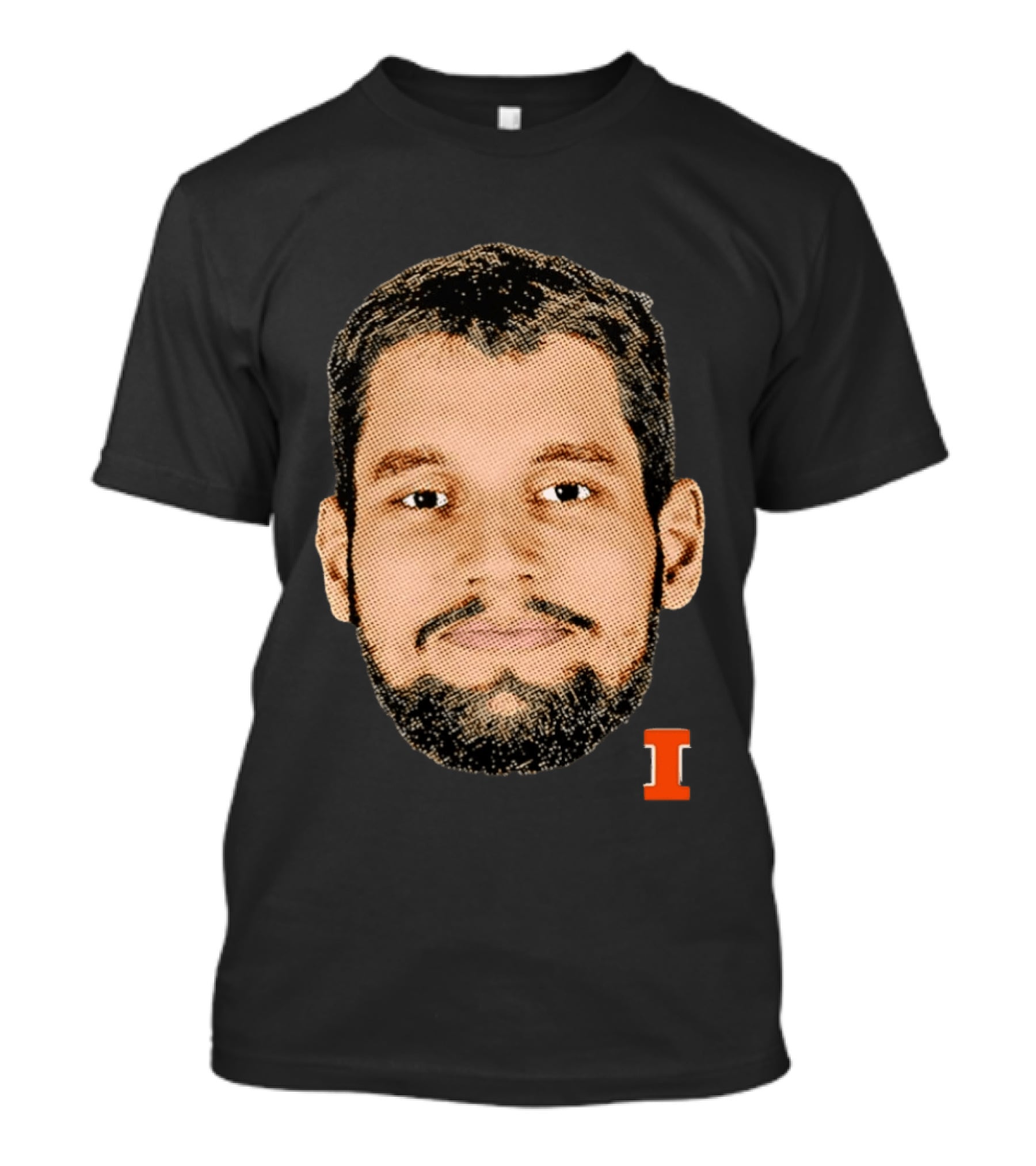 Tomislav Ivisic Illinois Fighting Illini Big Head I T-Shirt