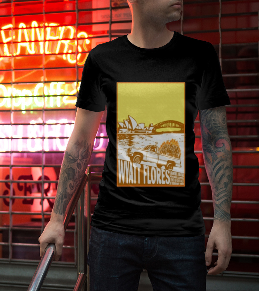 Wyatt Flores Sydney Opera House February 18 2026 Retro Truck Art New South Wales T-Shirt