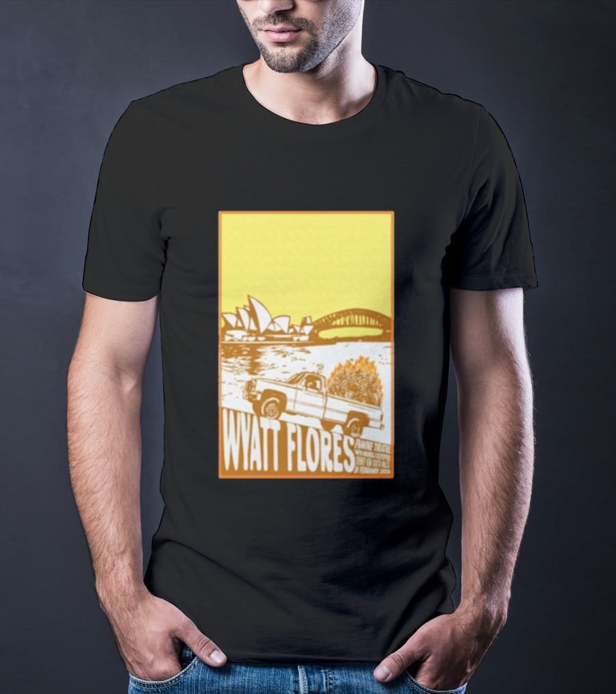 Wyatt Flores Sydney Opera House February 18 2026 Retro Truck Art New South Wales T-Shirt