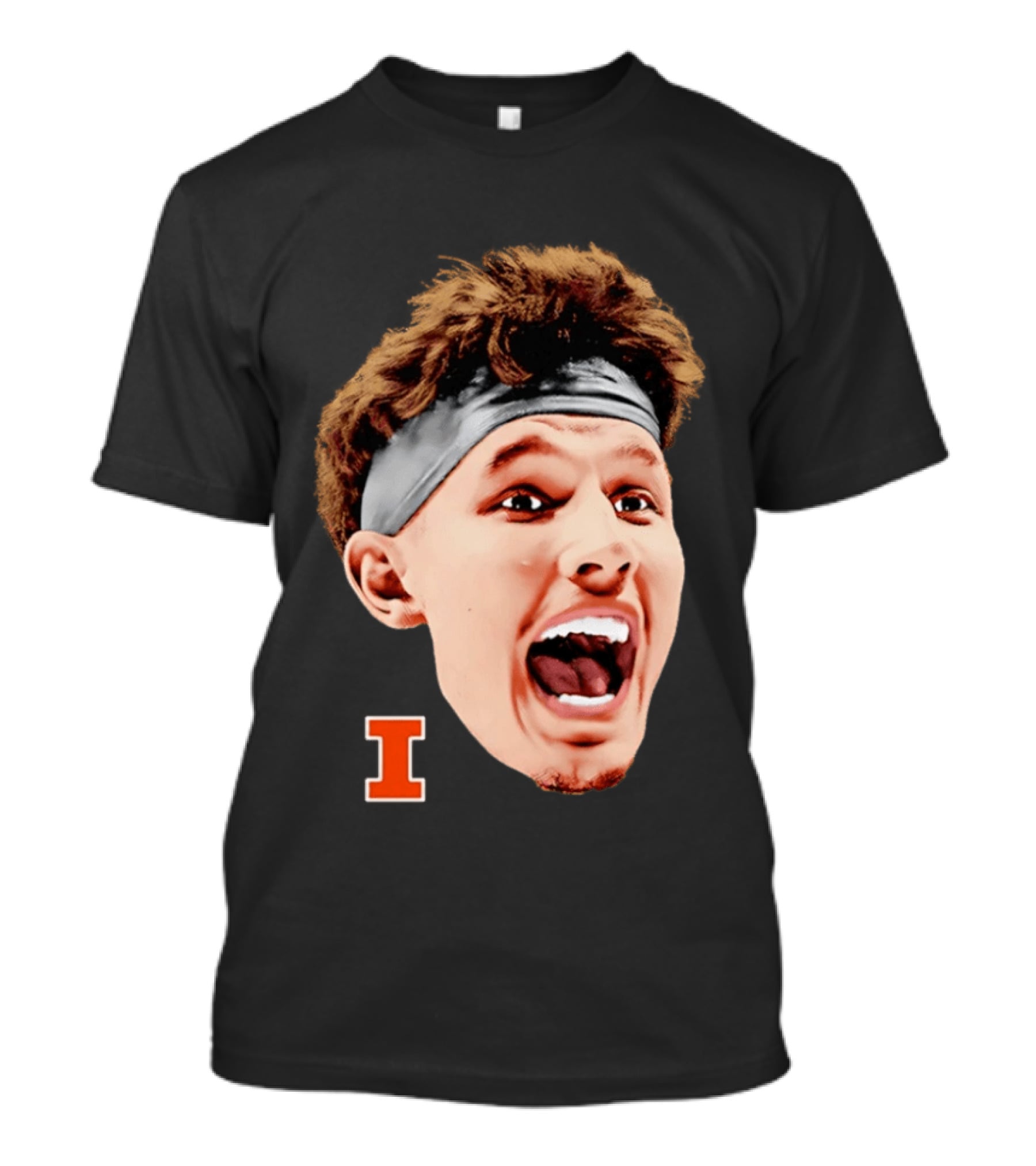 Zvonimir Ivisic Illinois Fighting Illini Big Head Caricature I T-Shirt