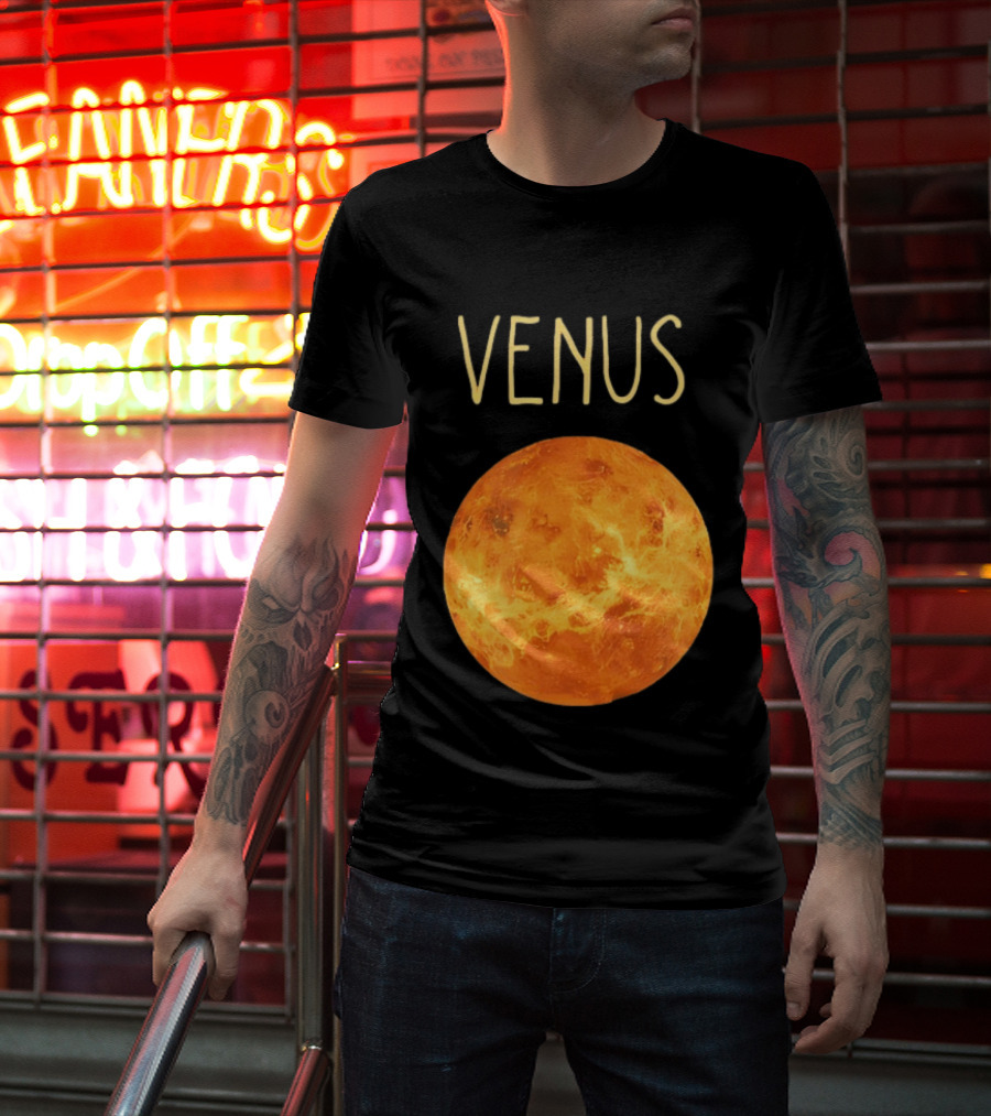 Venus Camiseta Planet Solar System T-Shirt