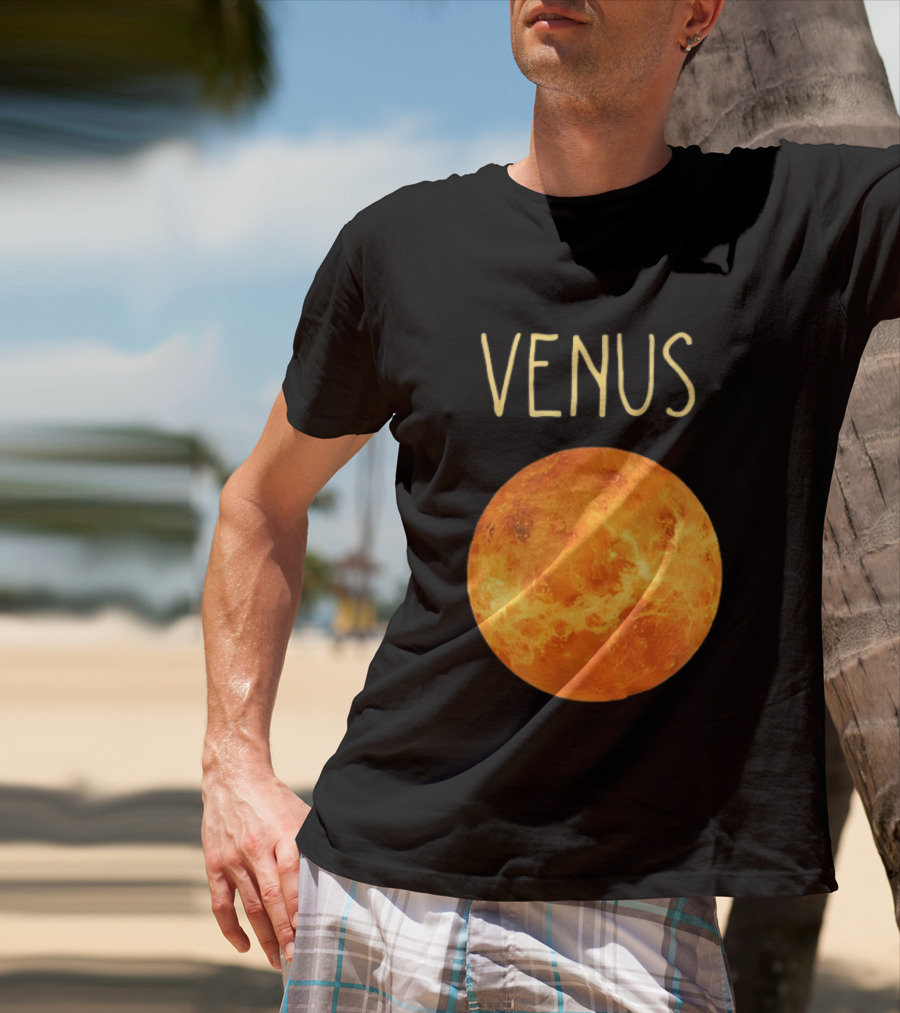 Venus Camiseta Planet Solar System T-Shirt