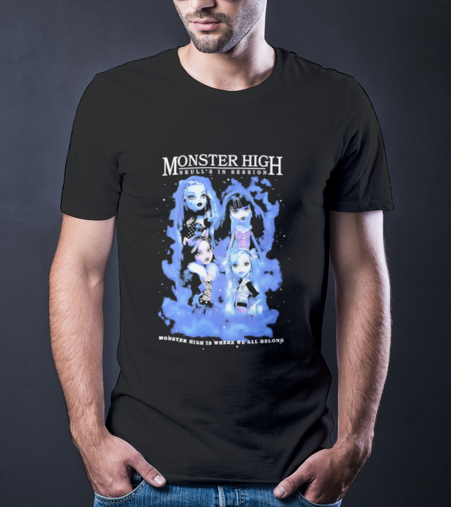 Monster High Skull's In Session Where We All Belong T-Shirt