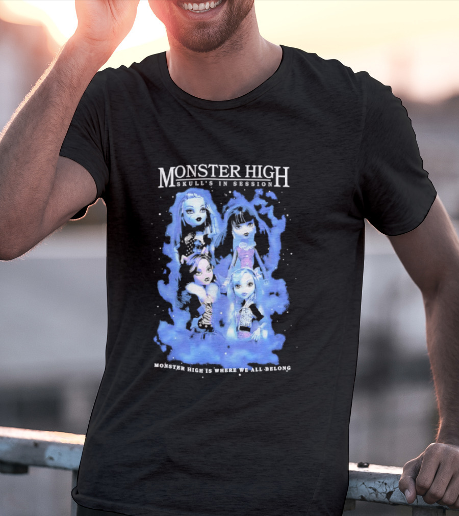 Monster High Skull's In Session Where We All Belong T-Shirt