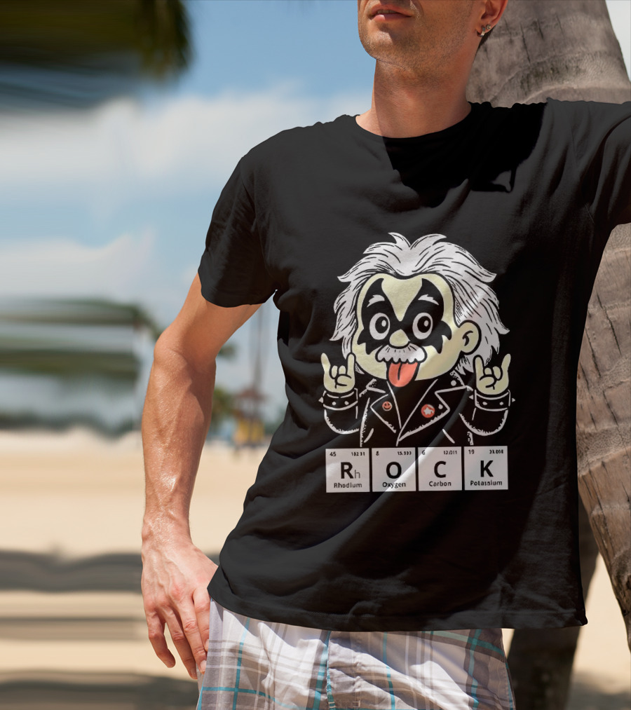 Rock Science Albert Einstein Kiss Makeup Tongue Out T-Shirt