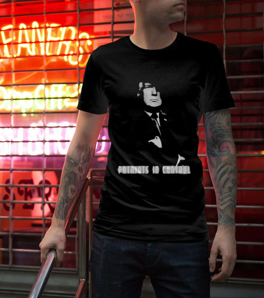 Patriots In Control Trump Image T-Shirt