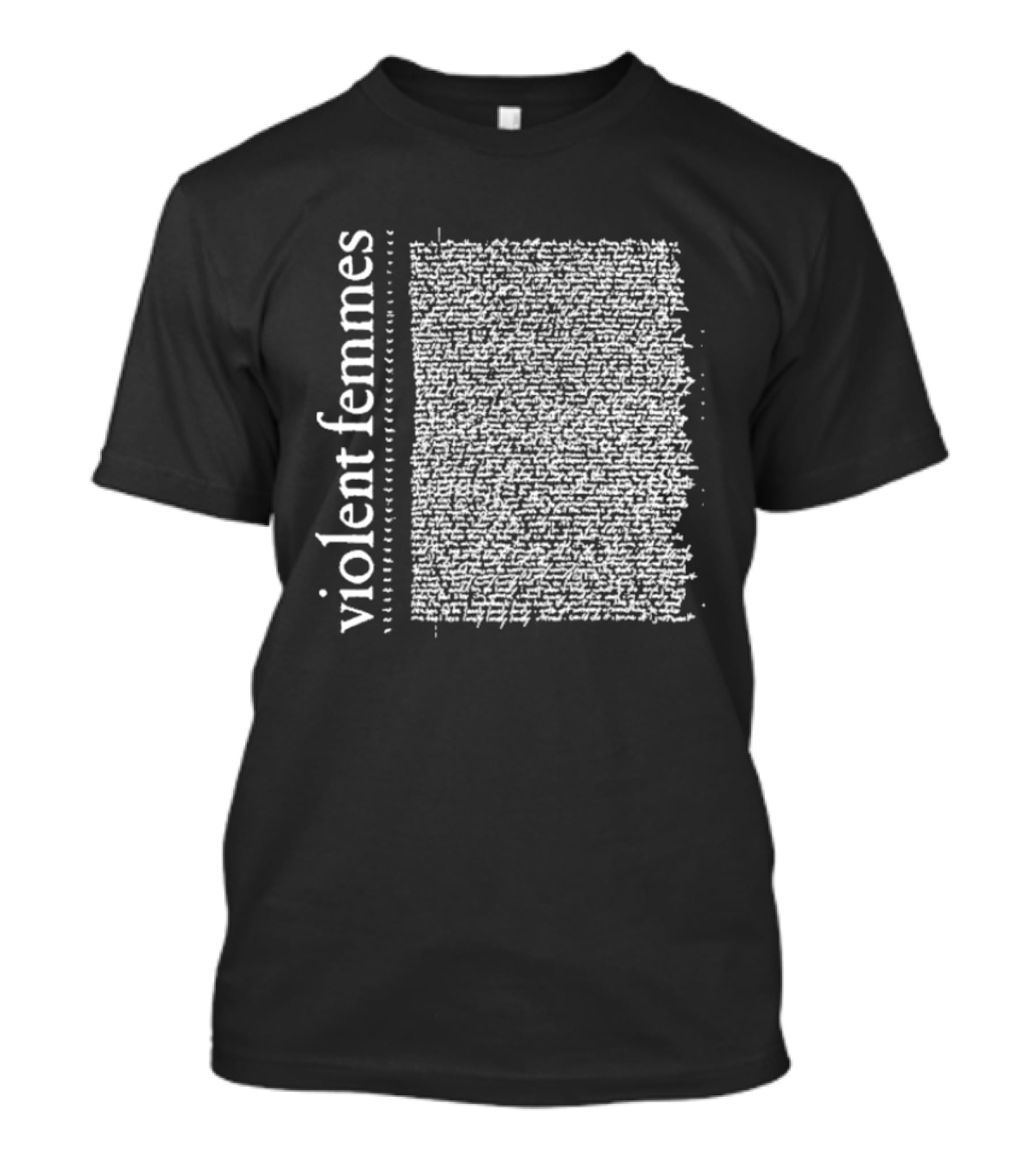Violent Femmes Self Titled Album Lyrics T-Shirt