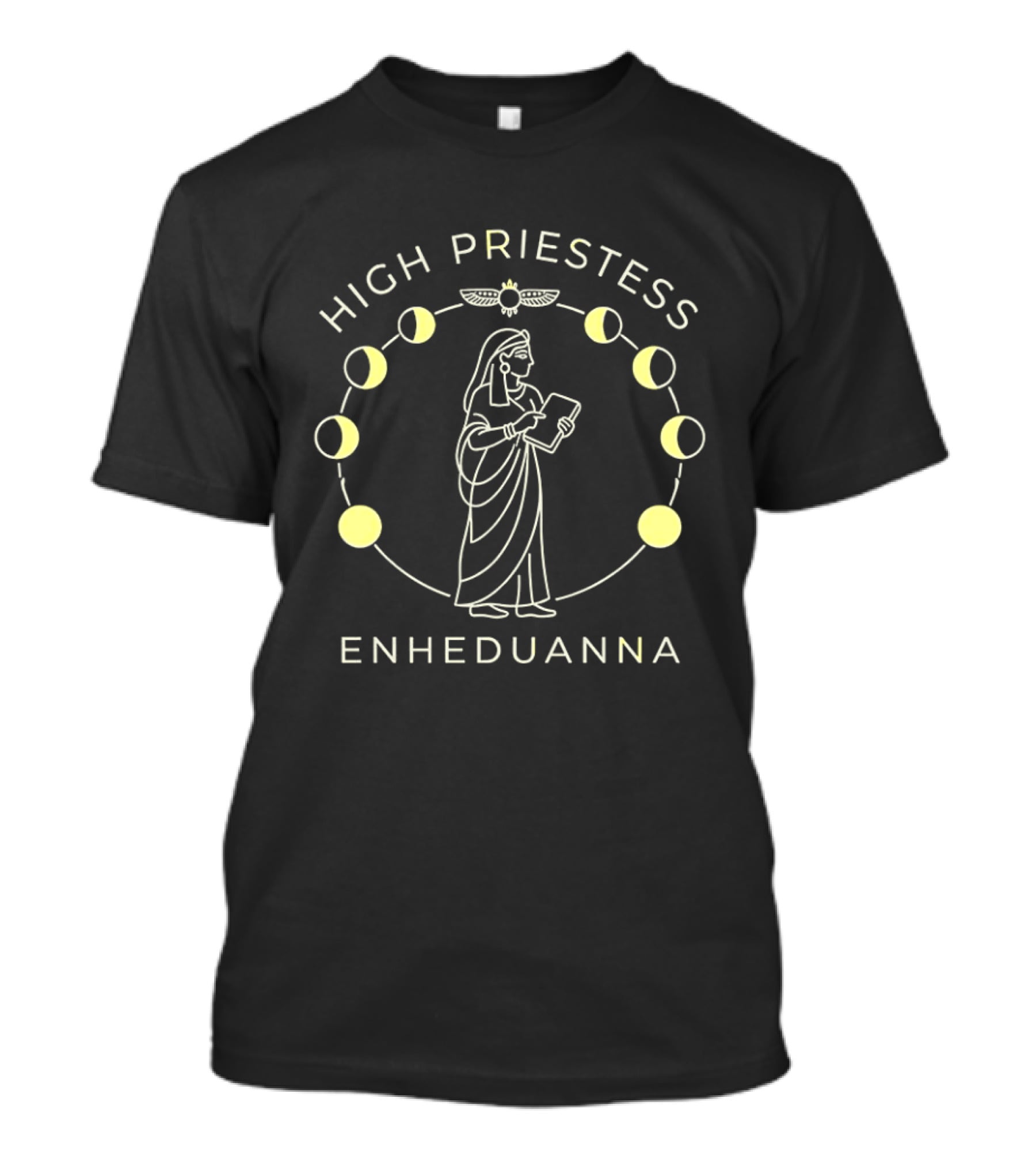 High Priestess Enheduanna Sumerian Moon Phases T-Shirt