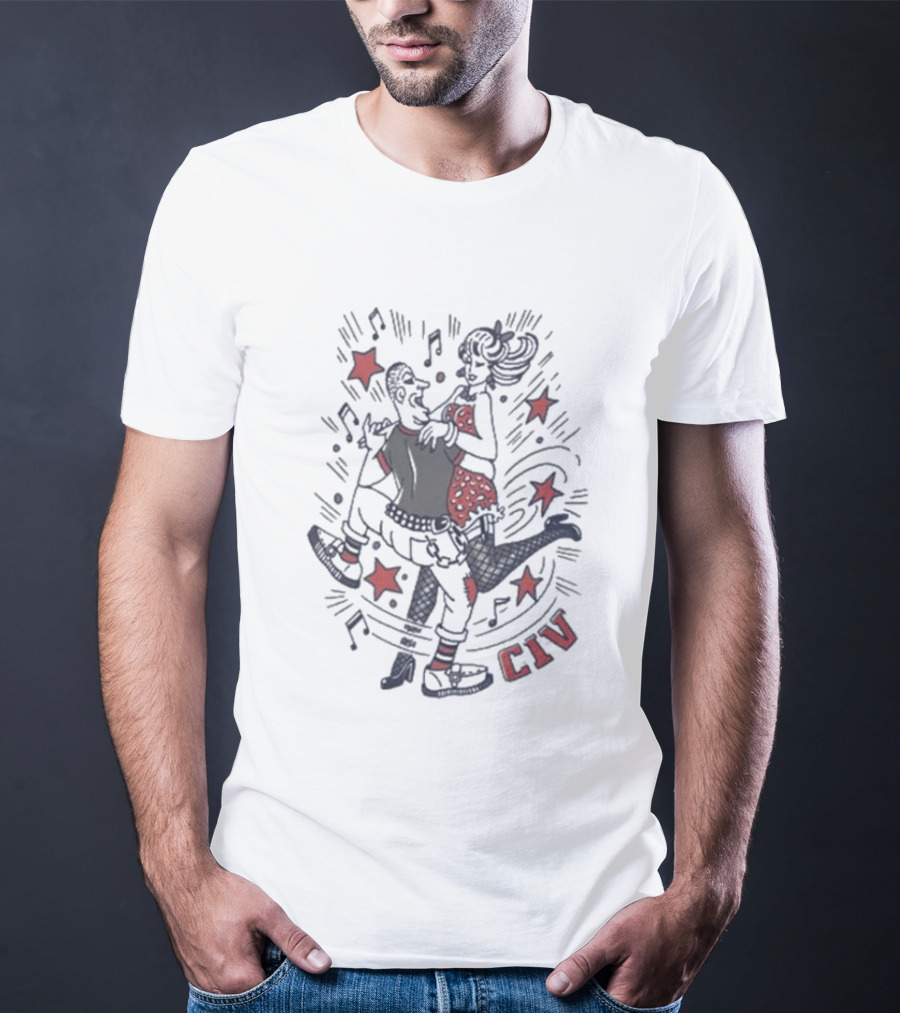 CIV 31 Year Of Set Your Goals Dancing Music Stars T-Shirt