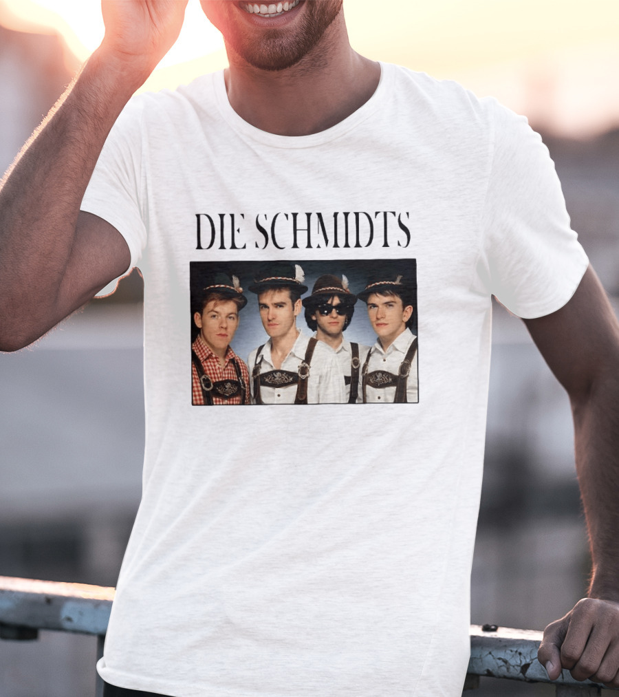 Die Schmidts Oktoberfest Band Photo Bavarian Outfit T-Shirt