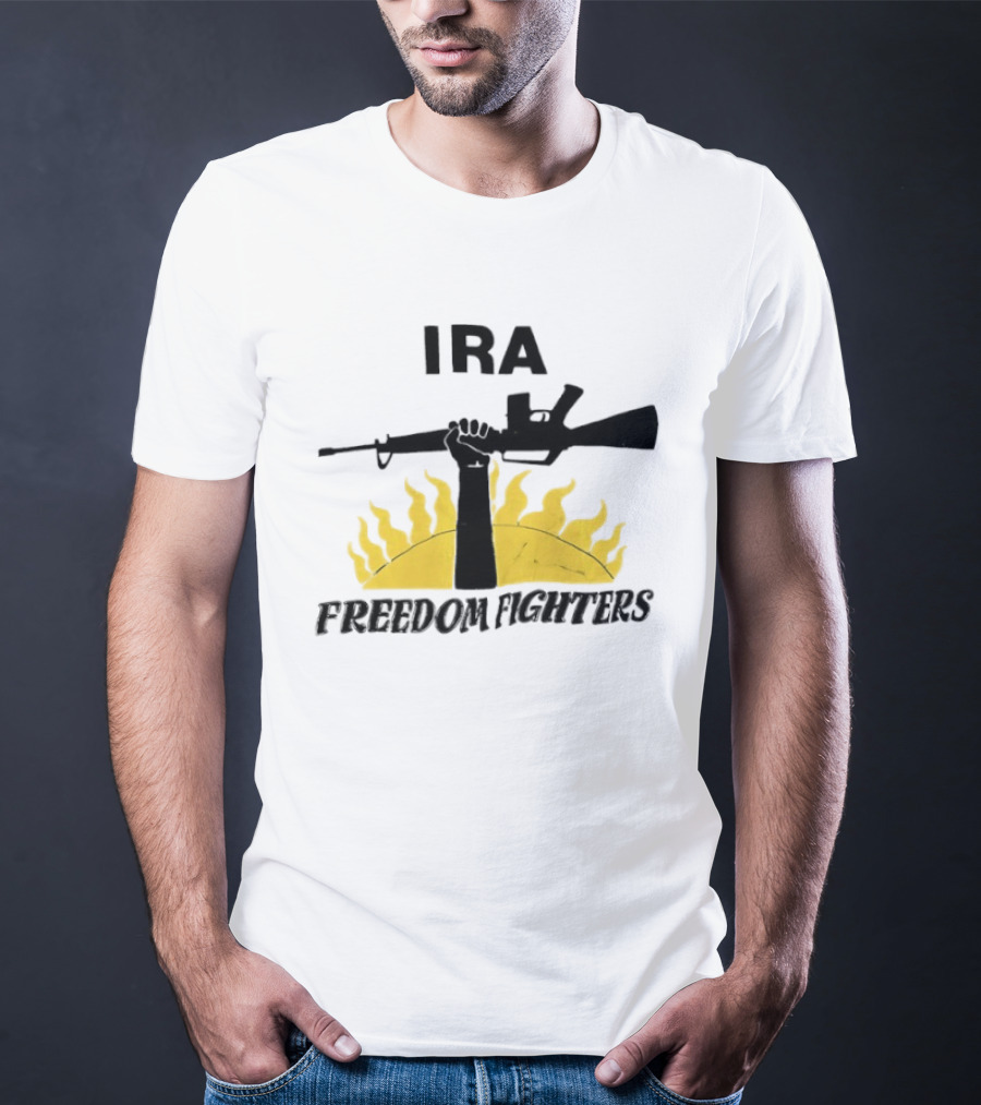 IRA Freedom Fighters Rifle Sunburst T-Shirt