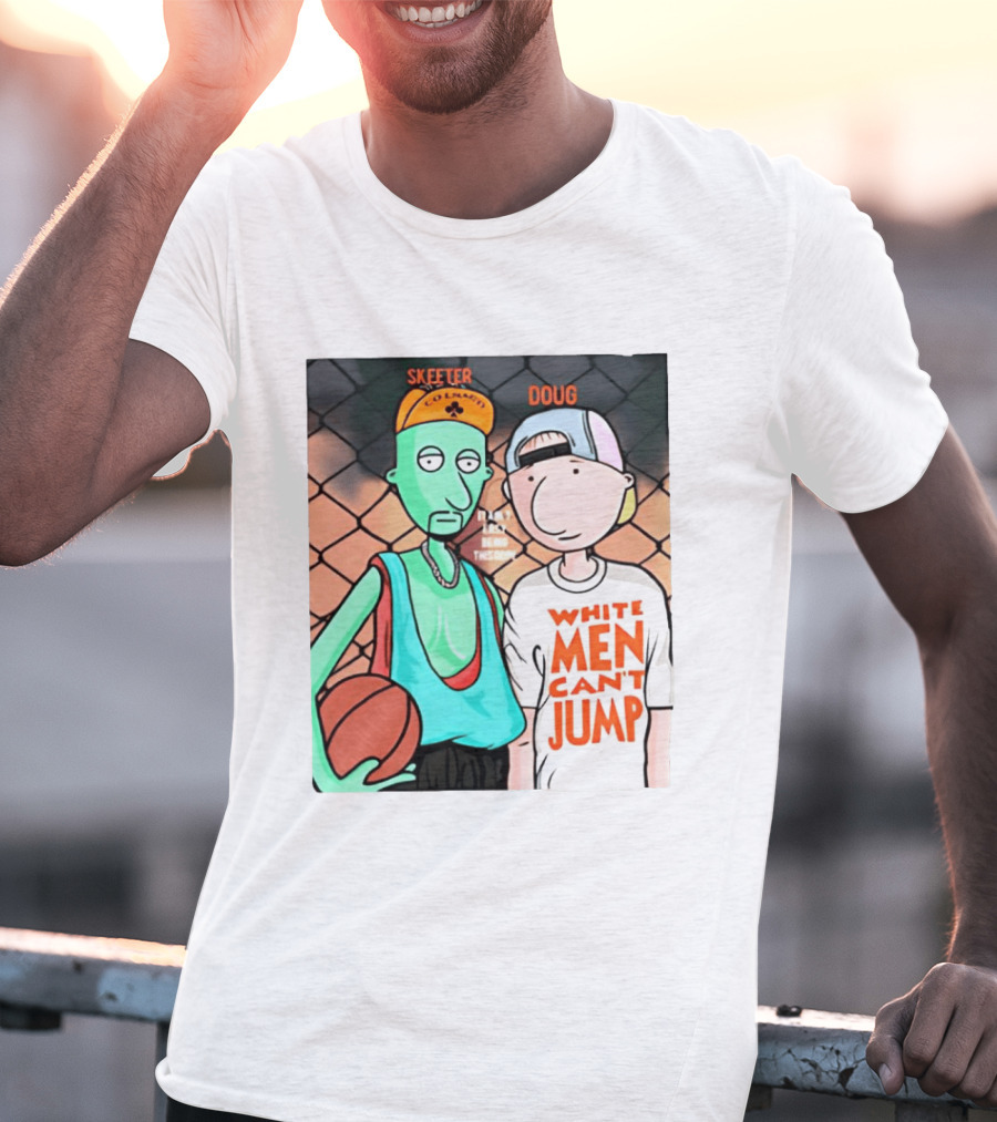 Skeeter Doug Basketball White Men Can't Jump Cartoon Characters T-Shirt