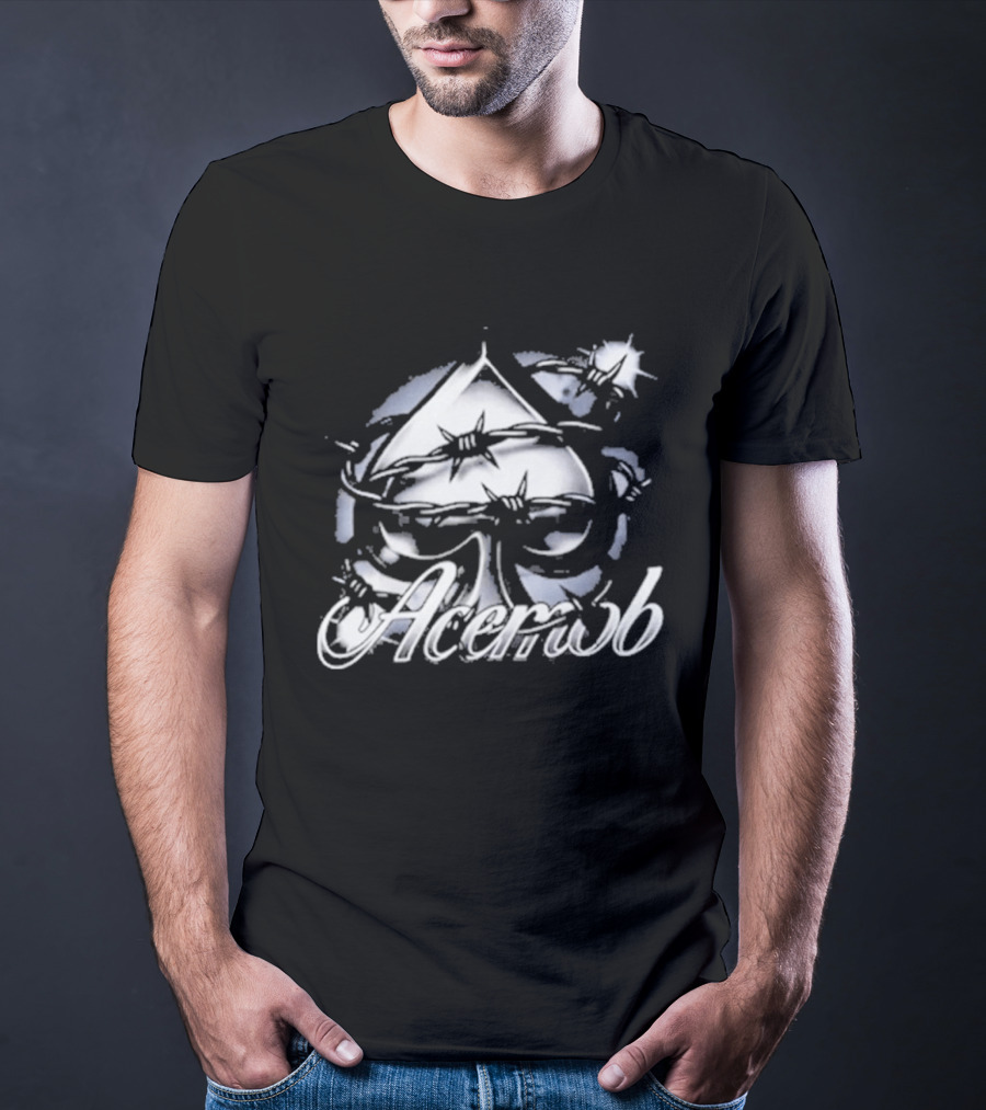 Ace Mob Heart Of Thorns Spade Symbol And Starburst T-Shirt