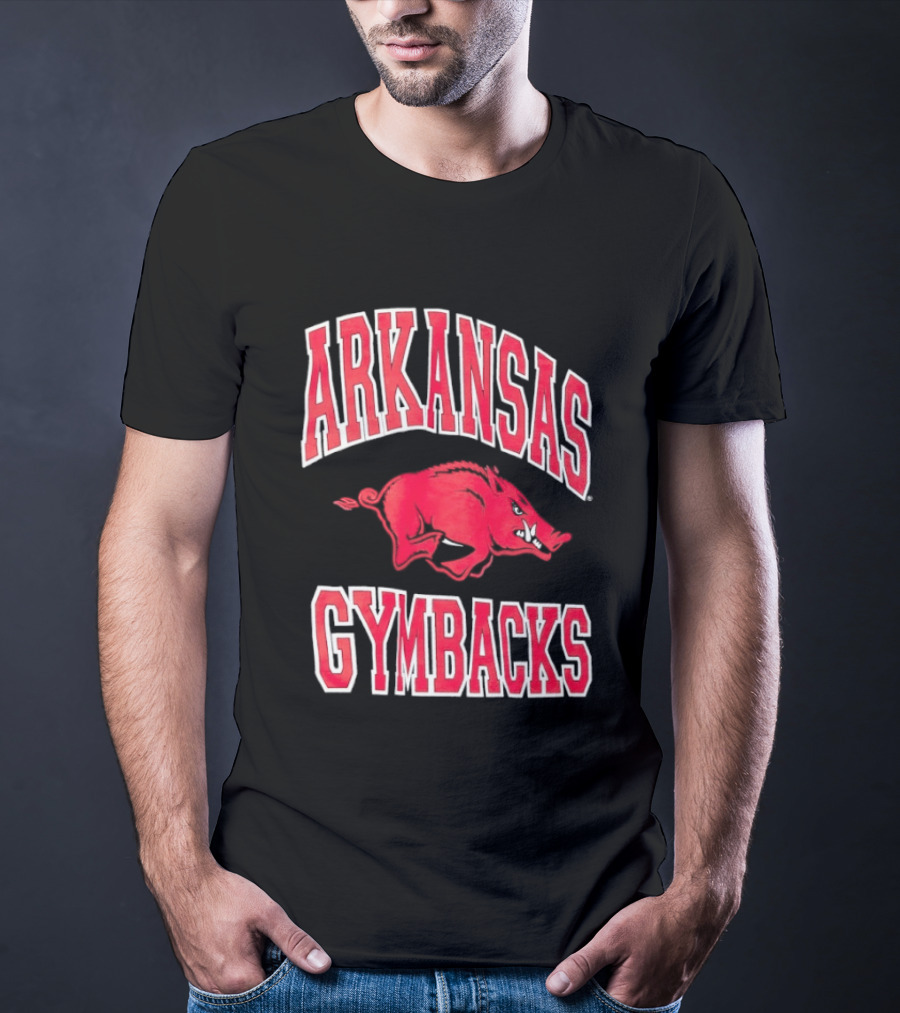 Arkansas Razorbacks Gymbacks Red Pig T-Shirt