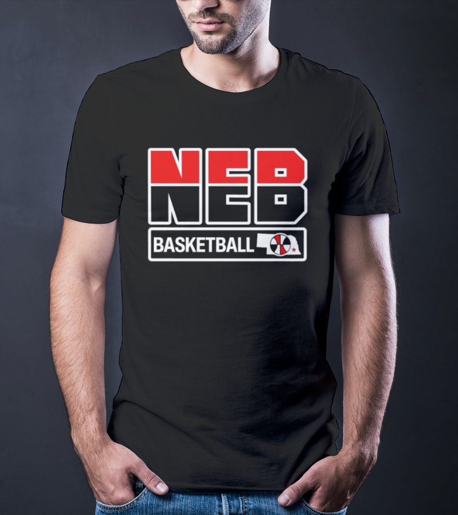 NEB Basketball Crewnecks Vintage Style Basketball T-Shirt
