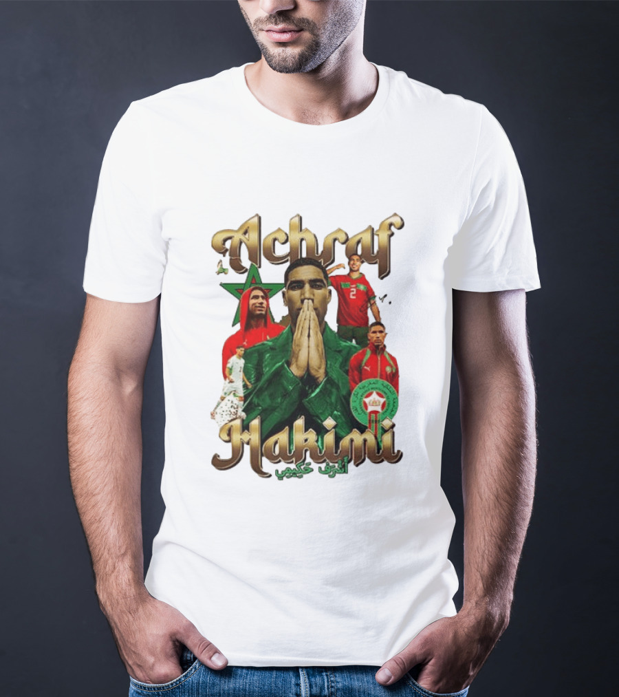 Achraf Hakimi Morocco National Team World Cup 2026 T-Shirt