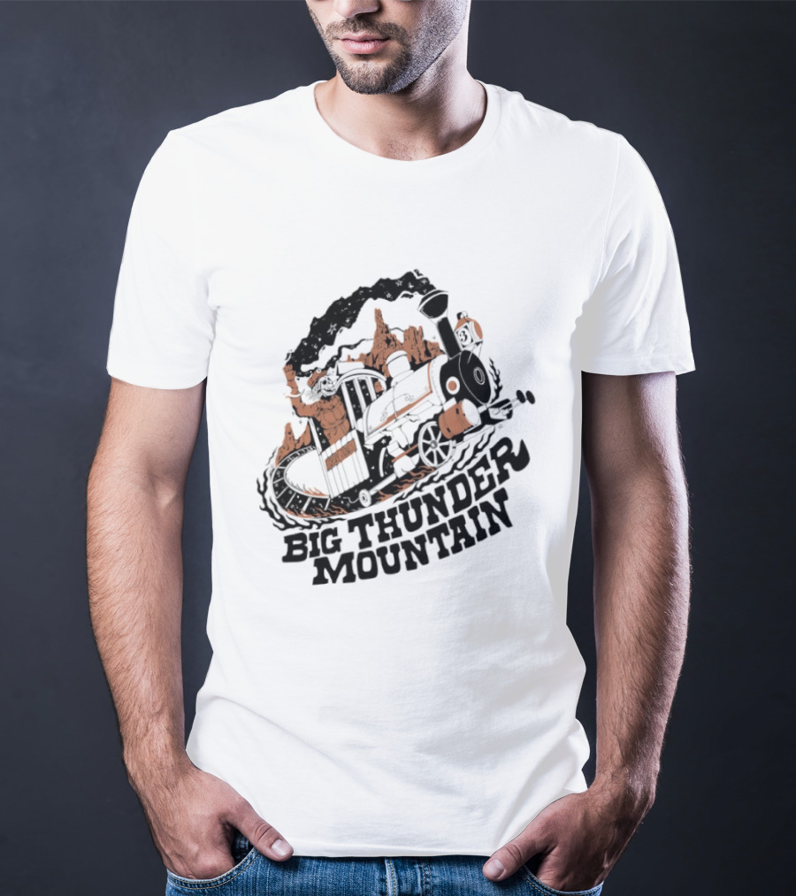 Big Thunder Mountain Railroad Skeleton Train Adventure T-Shirt