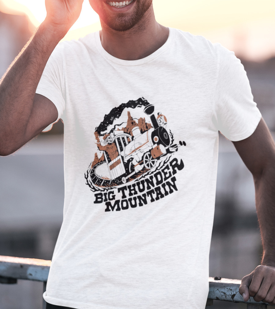 Big Thunder Mountain Railroad Skeleton Train Adventure T-Shirt