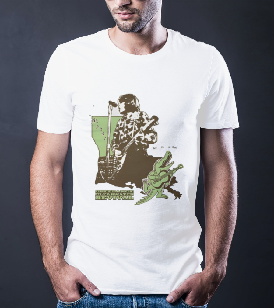 Creedence Clearwater Revival Bayou Vibes Swampy Riffs Pure CCR T-Shirt