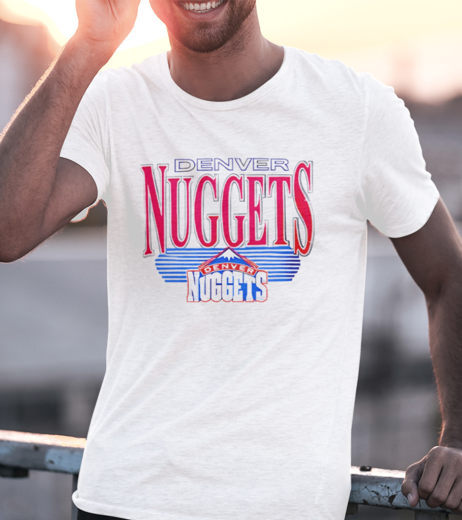 Denver Nuggets NBA Basketball Retro Style Vintage Logo Collection T-Shirt