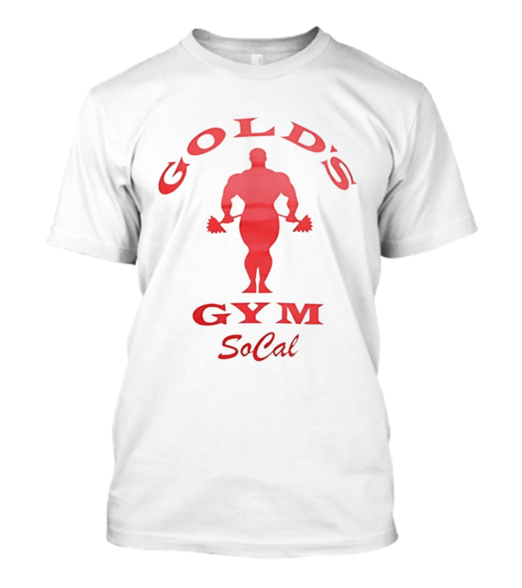 Gold's Gym Socal Bodybuilder Red T-Shirt
