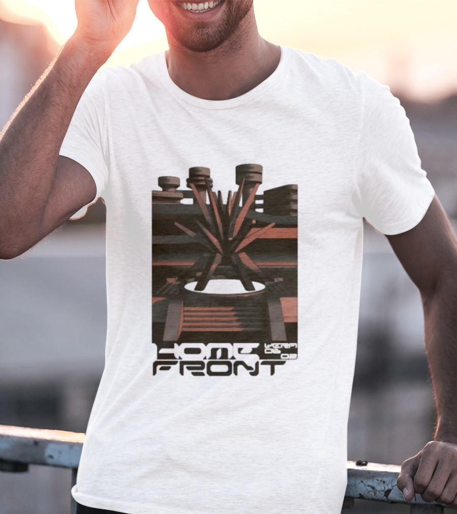 Home Front Feb 6 2026 Groningen NL Geometric Architecture T-Shirt