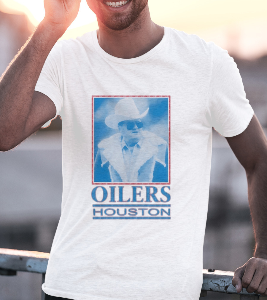 Houston Oilers Coach Bum Phillips T-Shirt