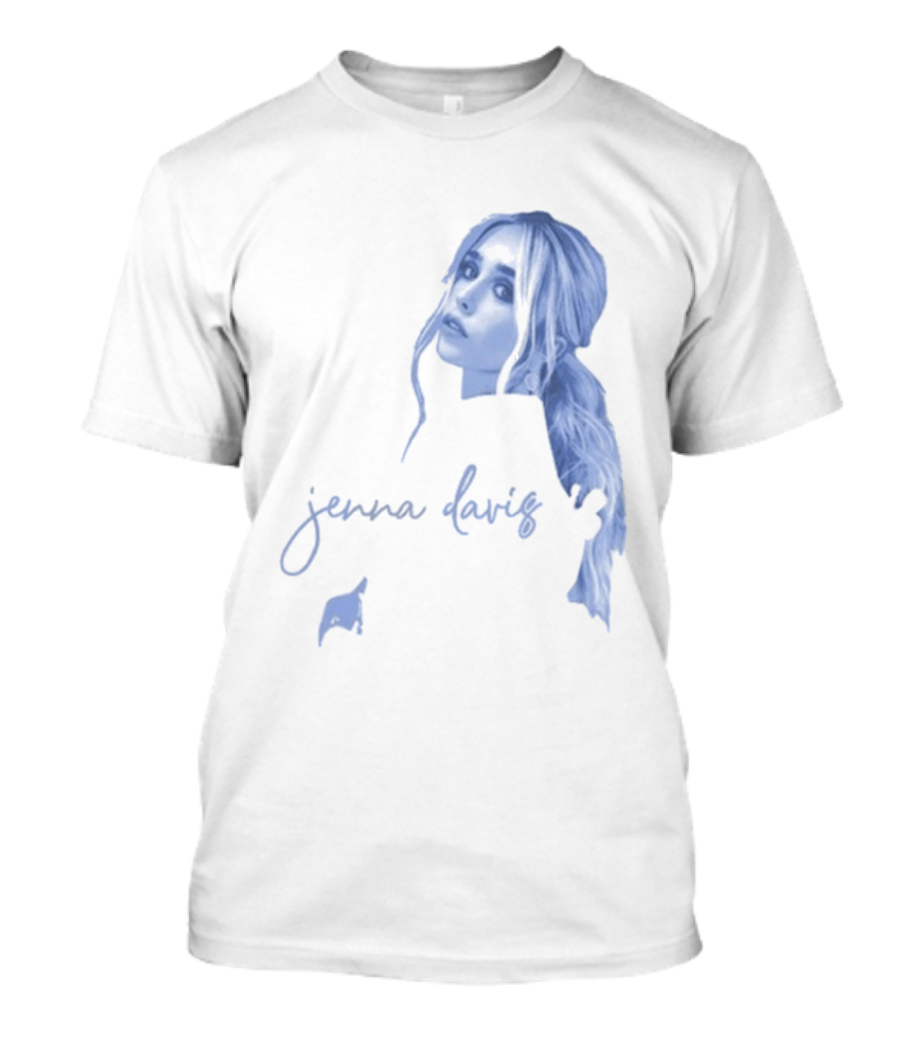 Jenna Davis Photo Blue T-Shirt