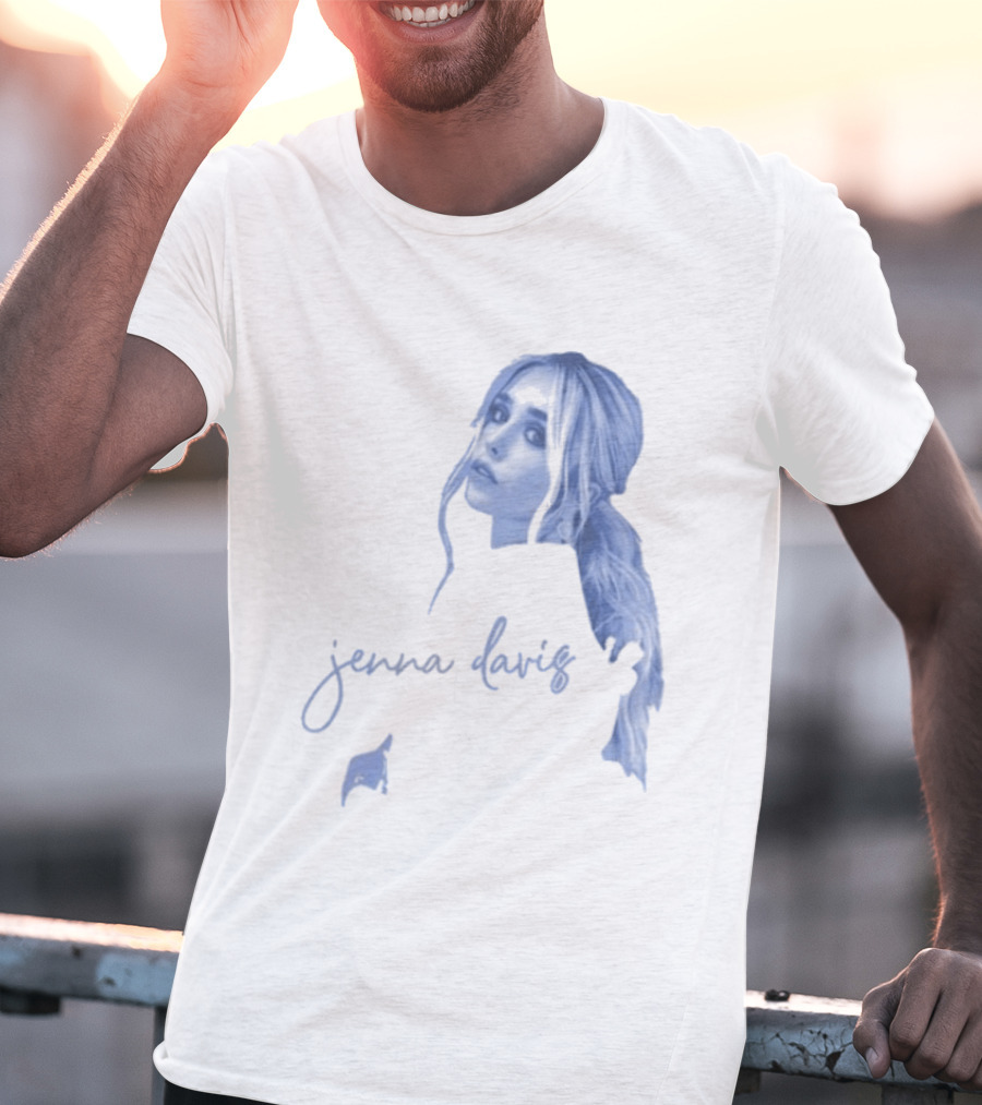 Jenna Davis Photo Blue T-Shirt