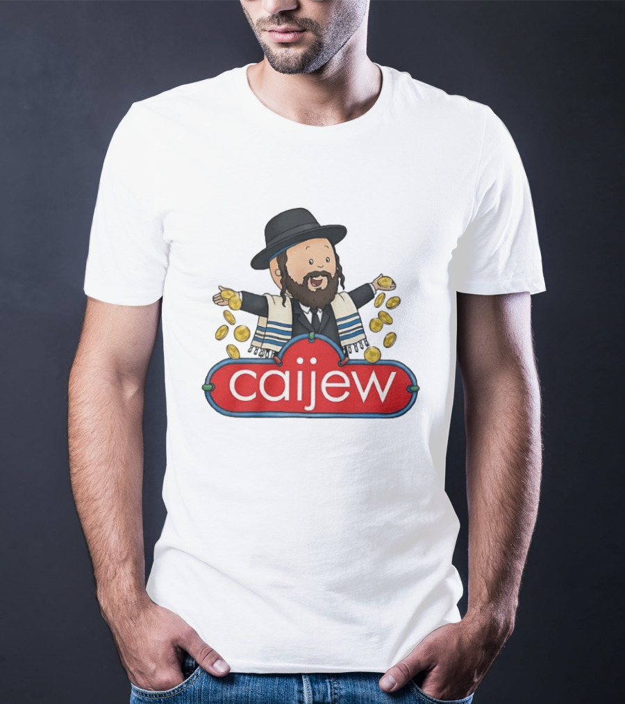 Jewish Caijew Meme Funny Rabbi Throwing Coins T-Shirt